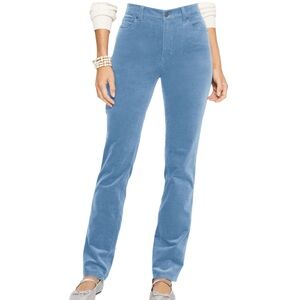 J. Crew Bootleg Corduroy Pants in Light Blue
